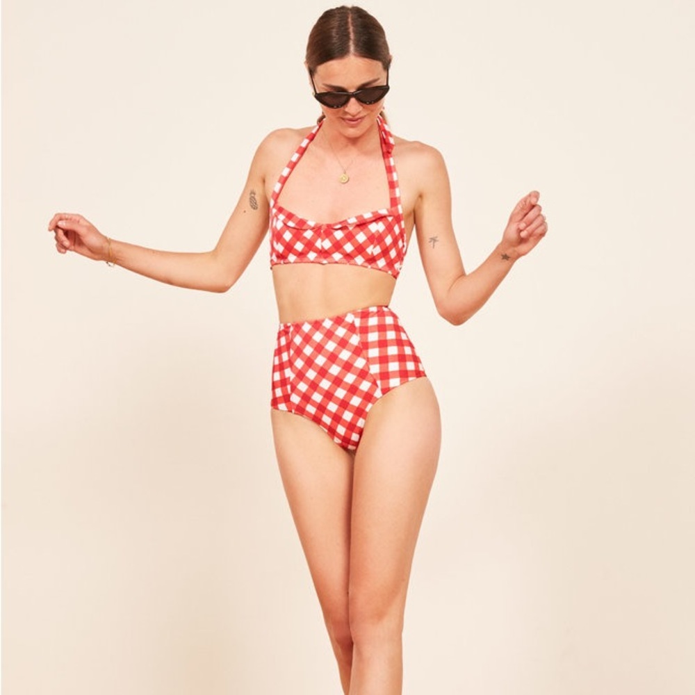 Reformation swim high waisted bottoms